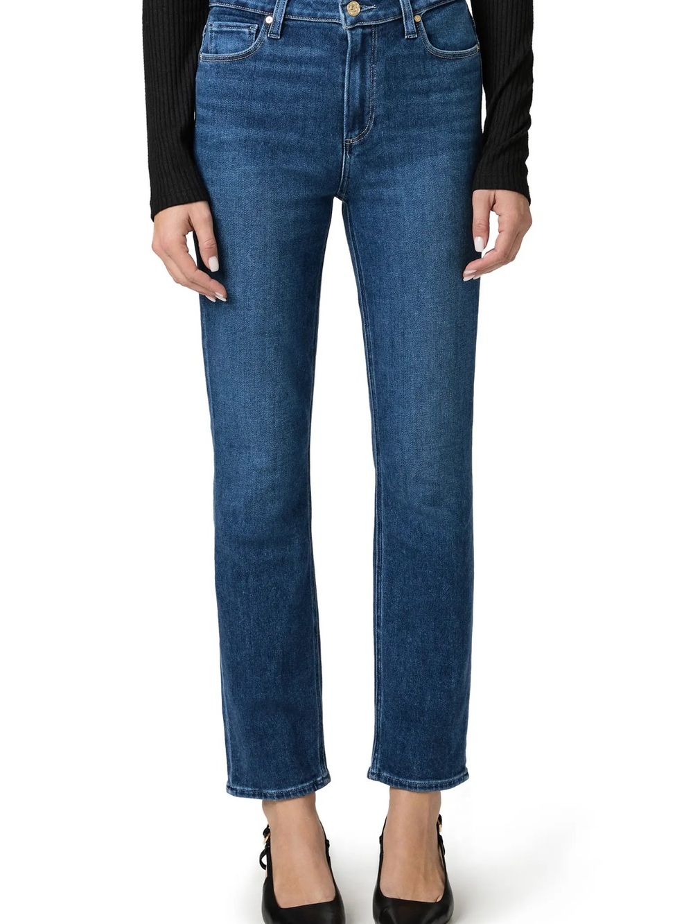 PAIGE Cindy High Waist Ankle Straight Leg Jeans Size 29